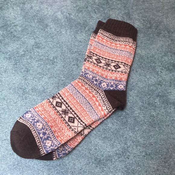 New Geometric Cotton Mix Socks One Pair Listing OS - Picture 8 of 9
